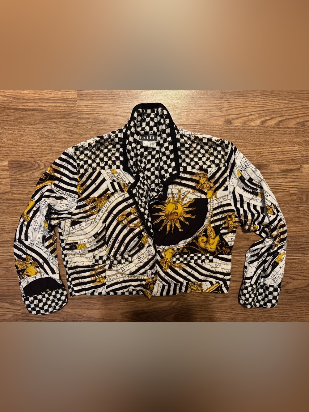 VINTAGE FAITH BEADED JACKET READ DESCRIPTION - Picture 3 of 12